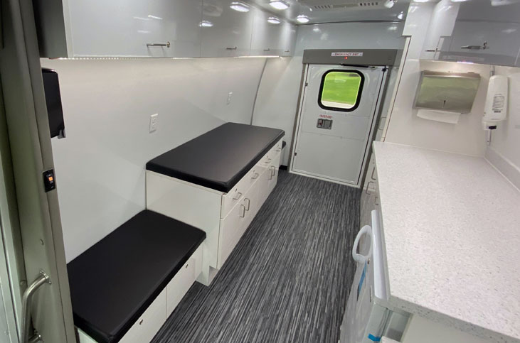 Community Health Van Interior Picture