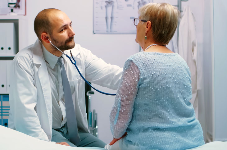 Doctor with Patient Picture